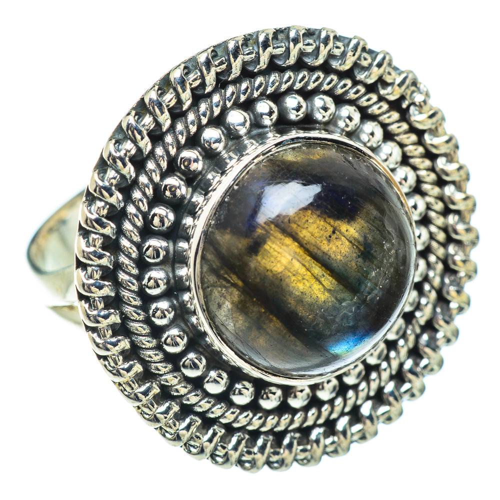 Labradorite Rings handcrafted by Anasilvercos - RING57334