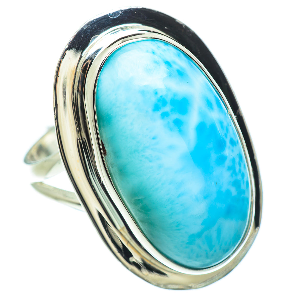 Larimar Rings handcrafted by Anasilvercos - RING57362