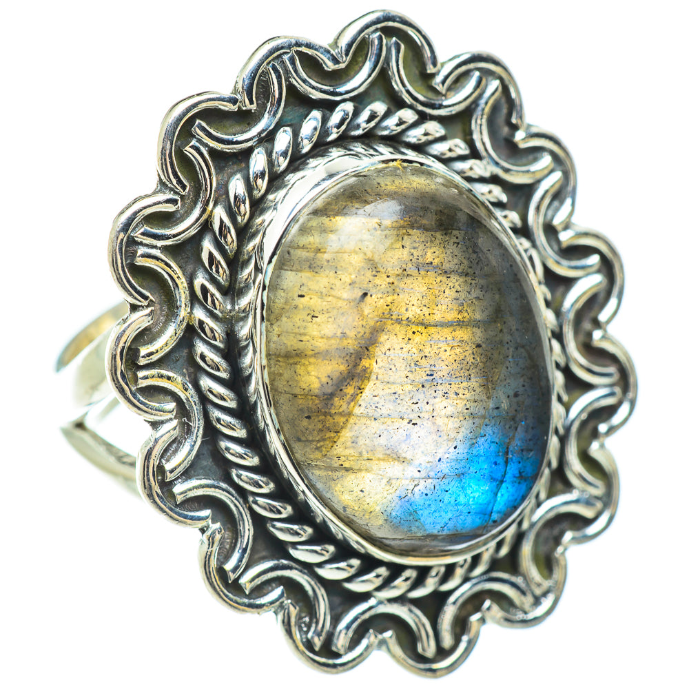 Labradorite Rings handcrafted by Anasilvercos - RING57365