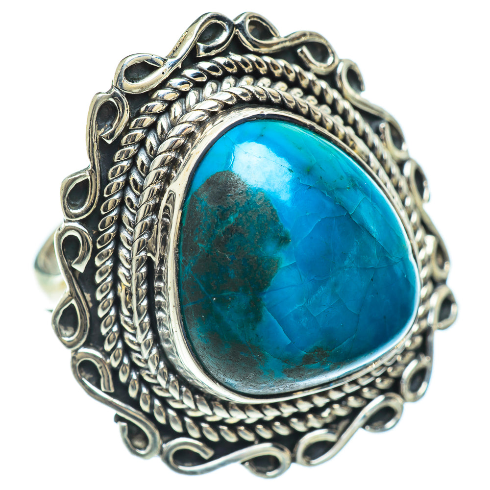 Chrysocolla Rings handcrafted by Anasilvercos - RING57369