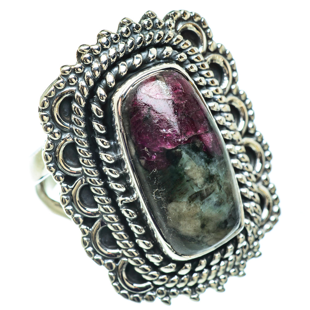 Russian Eudialyte Rings handcrafted by Anasilvercos - RING57385