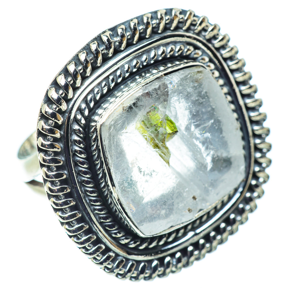 Rainbow Moonstone Rings handcrafted by Anasilvercos - RING57390
