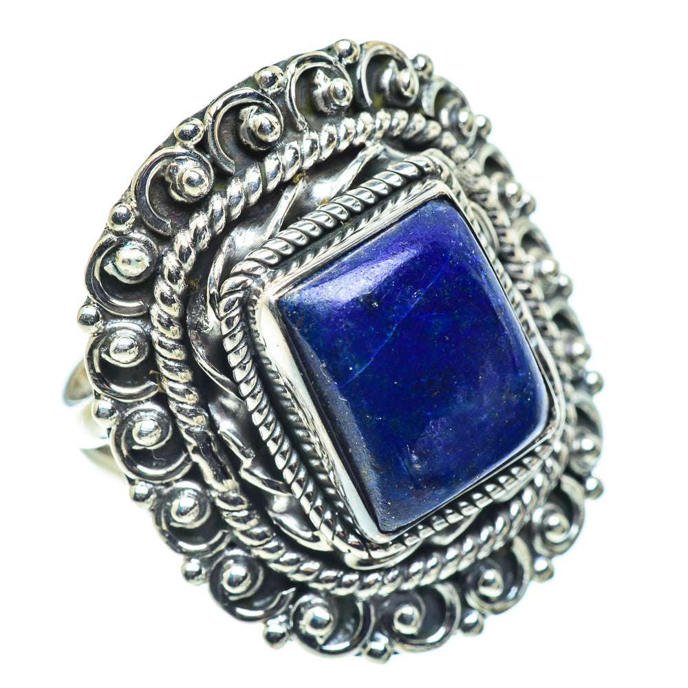 Lapis Lazuli Rings handcrafted by Anasilvercos - RING57402