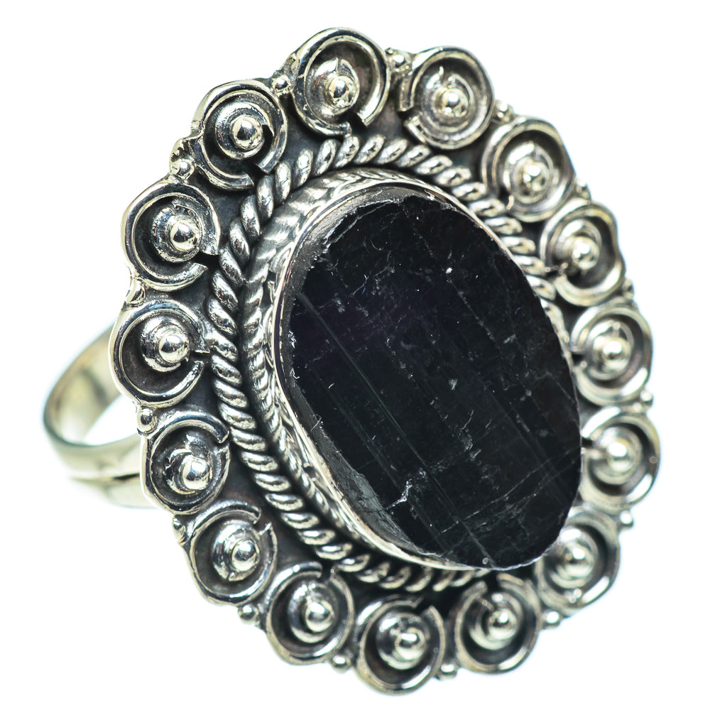 Black Tourmaline Rings handcrafted by Anasilvercos - RING57415