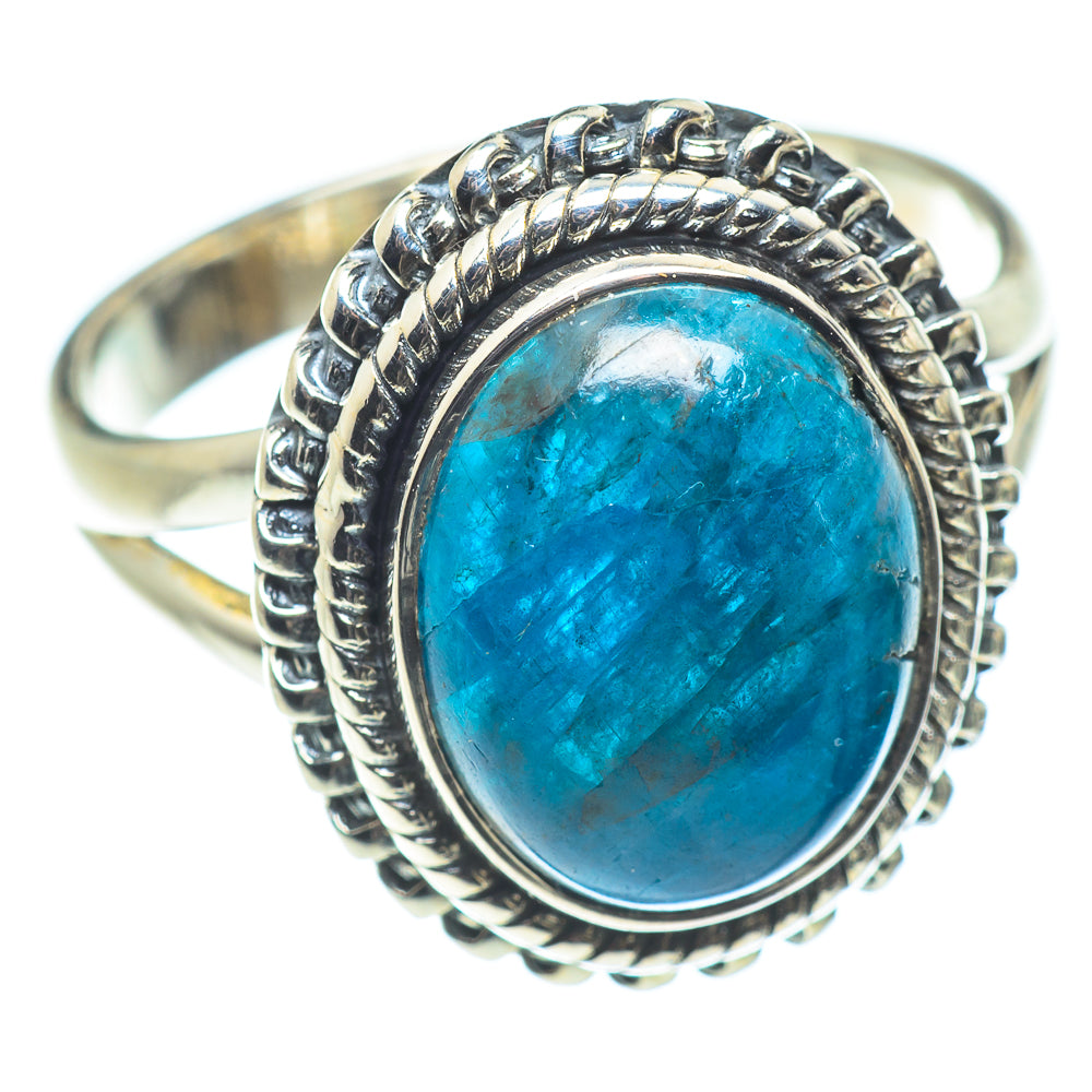 Chrysocolla In Quartz Rings handcrafted by Anasilvercos - RING57454