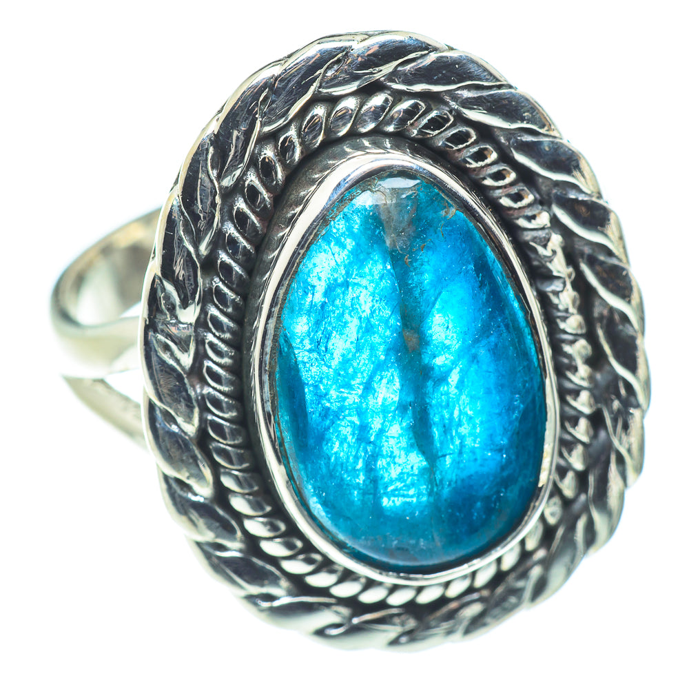 Chrysocolla In Quartz Rings handcrafted by Anasilvercos - RING57480
