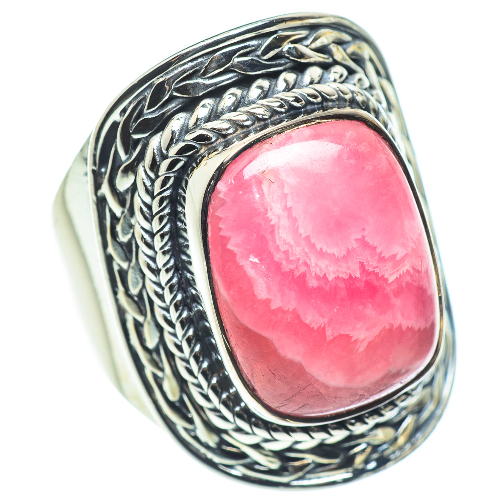 Rhodochrosite Rings handcrafted by Anasilvercos - RING57491