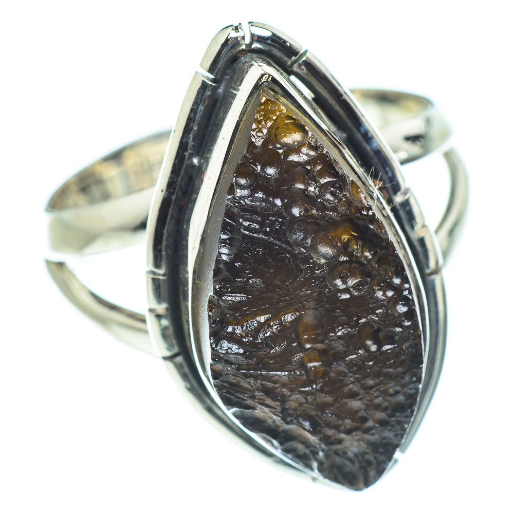Tektite Rings handcrafted by Anasilvercos - RING57495