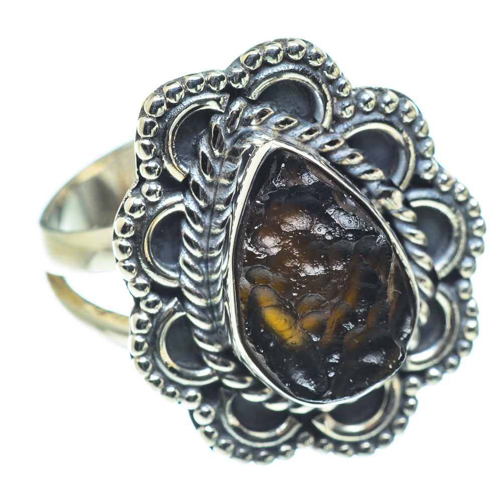 Tektite Rings handcrafted by Anasilvercos - RING57496