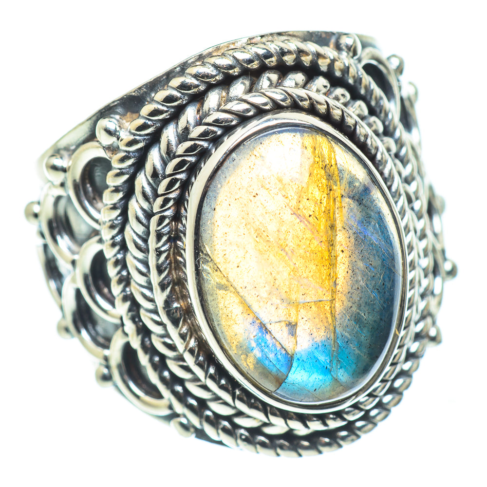Labradorite Rings handcrafted by Anasilvercos - RING57502