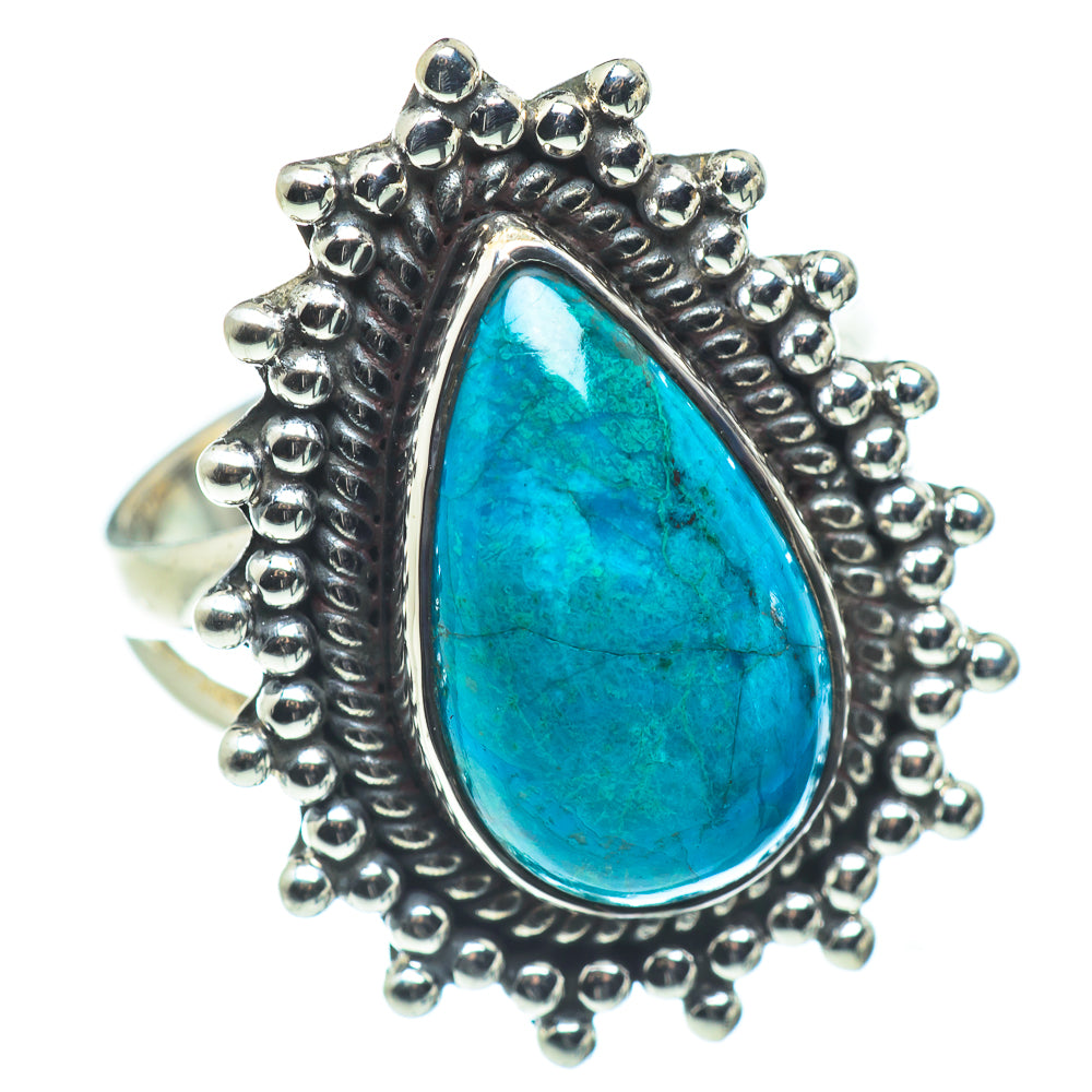Chrysocolla Rings handcrafted by Anasilvercos - RING57504