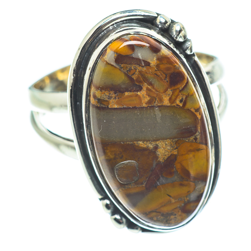 Chert Breccia Rings handcrafted by Anasilvercos - RING57511