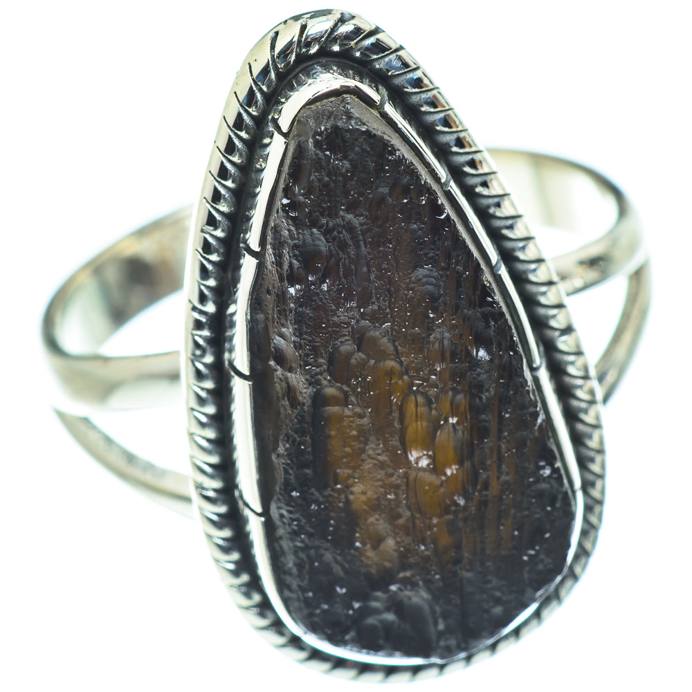 Tektite Rings handcrafted by Anasilvercos - RING57518