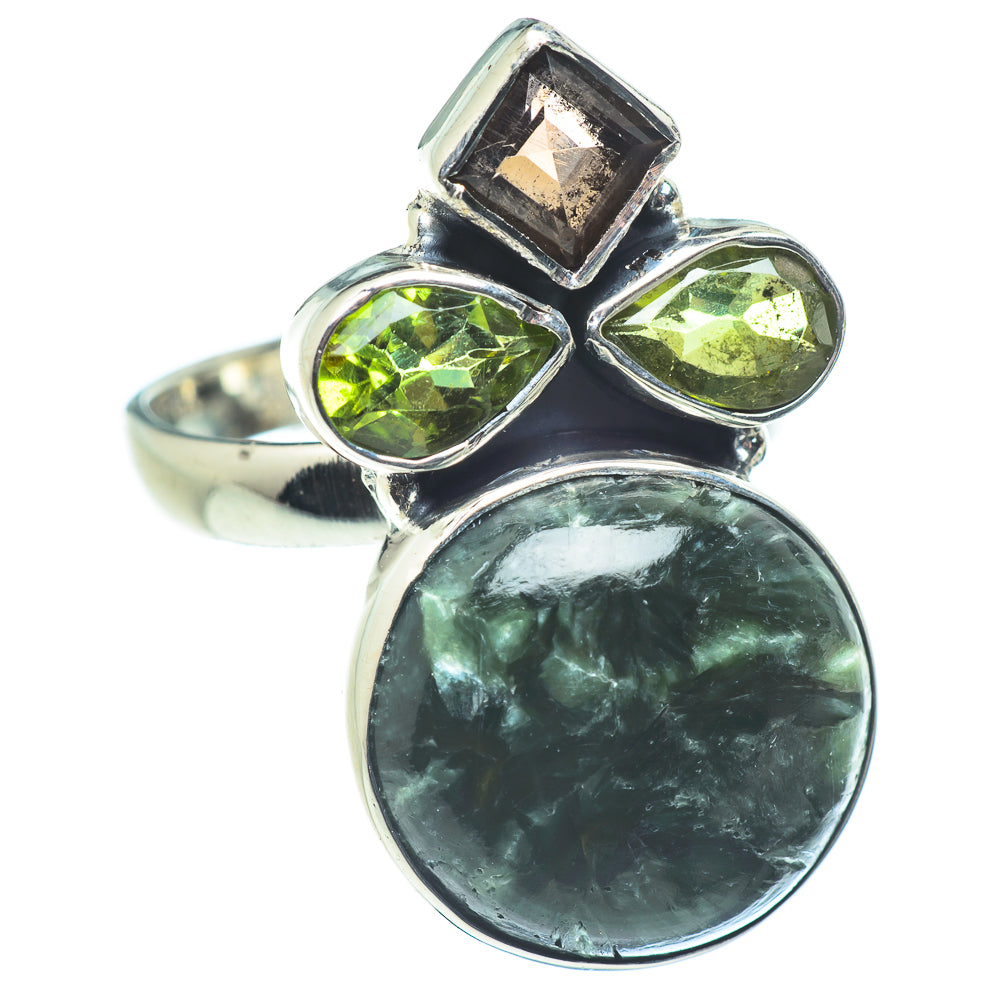 Seraphinite Rings handcrafted by Anasilvercos - RING57529