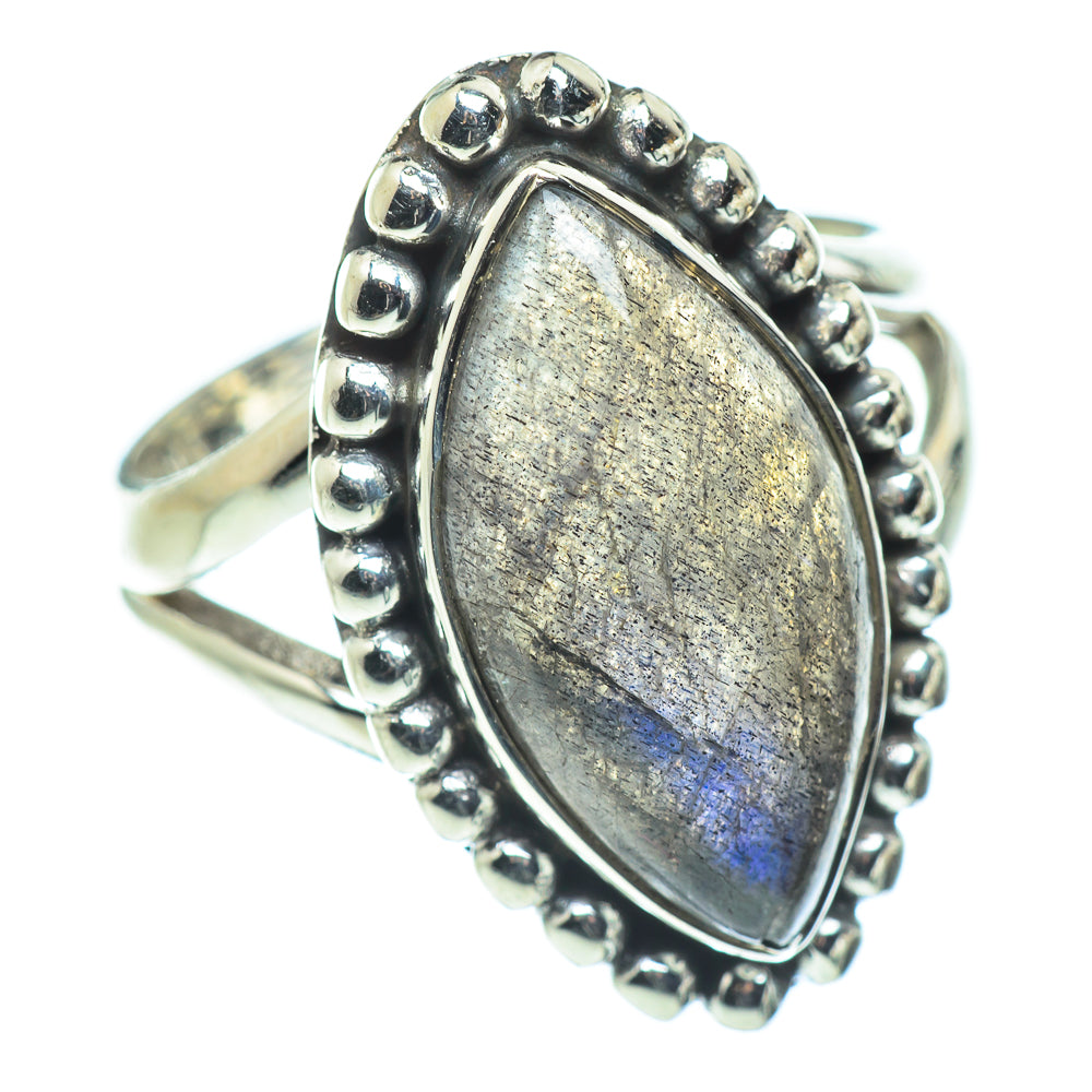 Labradorite Rings handcrafted by Anasilvercos - RING57550