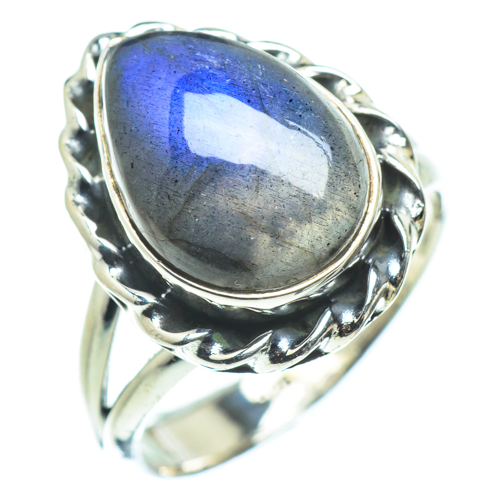 Labradorite Rings handcrafted by Anasilvercos - RING57583
