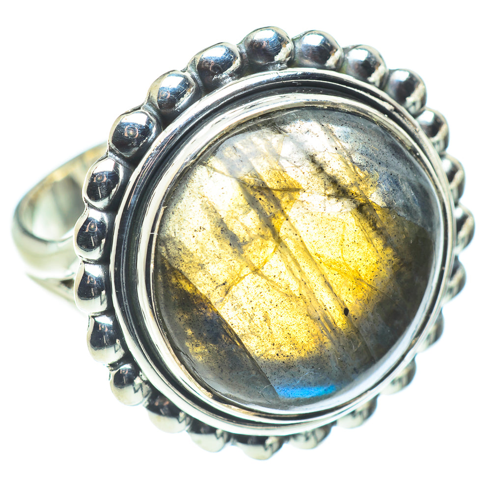 Labradorite Rings handcrafted by Anasilvercos - RING57623
