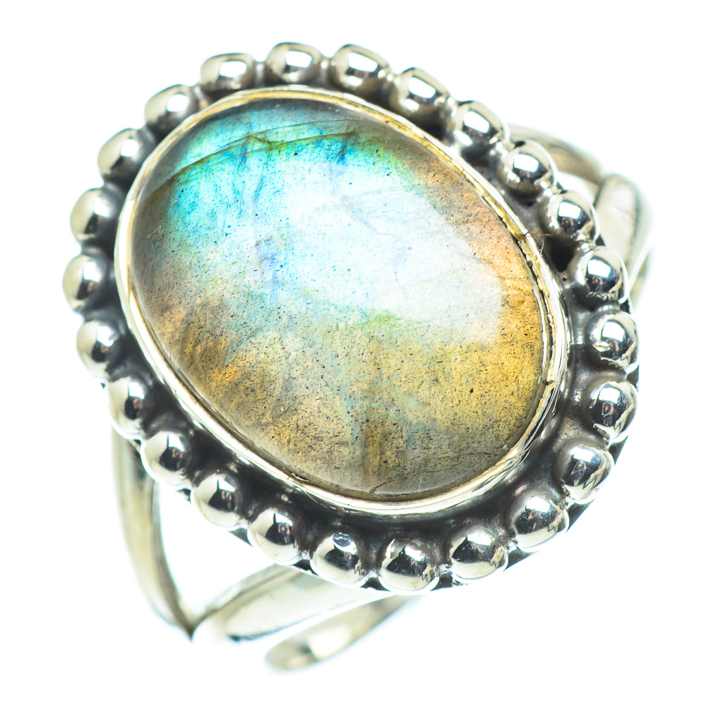 Labradorite Rings handcrafted by Anasilvercos - RING57625