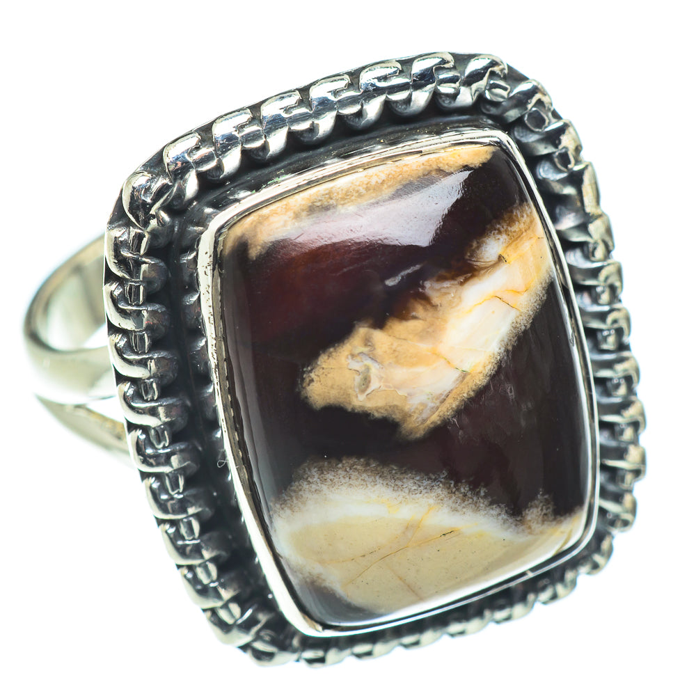 Peanut Wood Jasper Rings handcrafted by Anasilvercos - RING57627