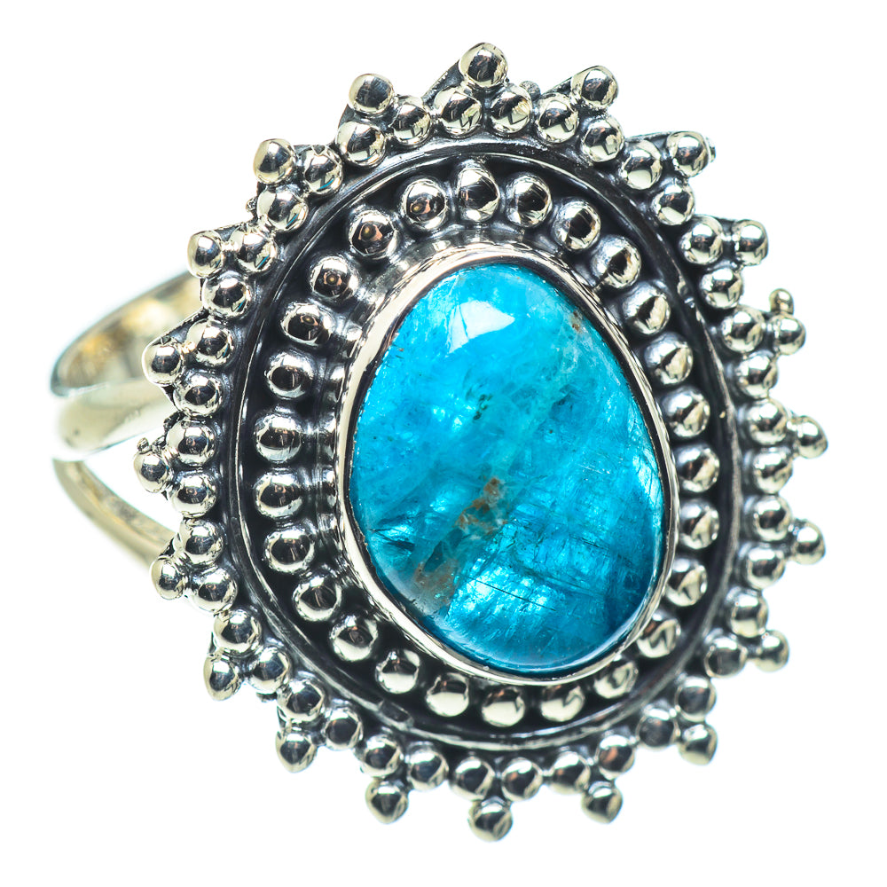 Chrysocolla In Quartz Rings handcrafted by Anasilvercos - RING57651