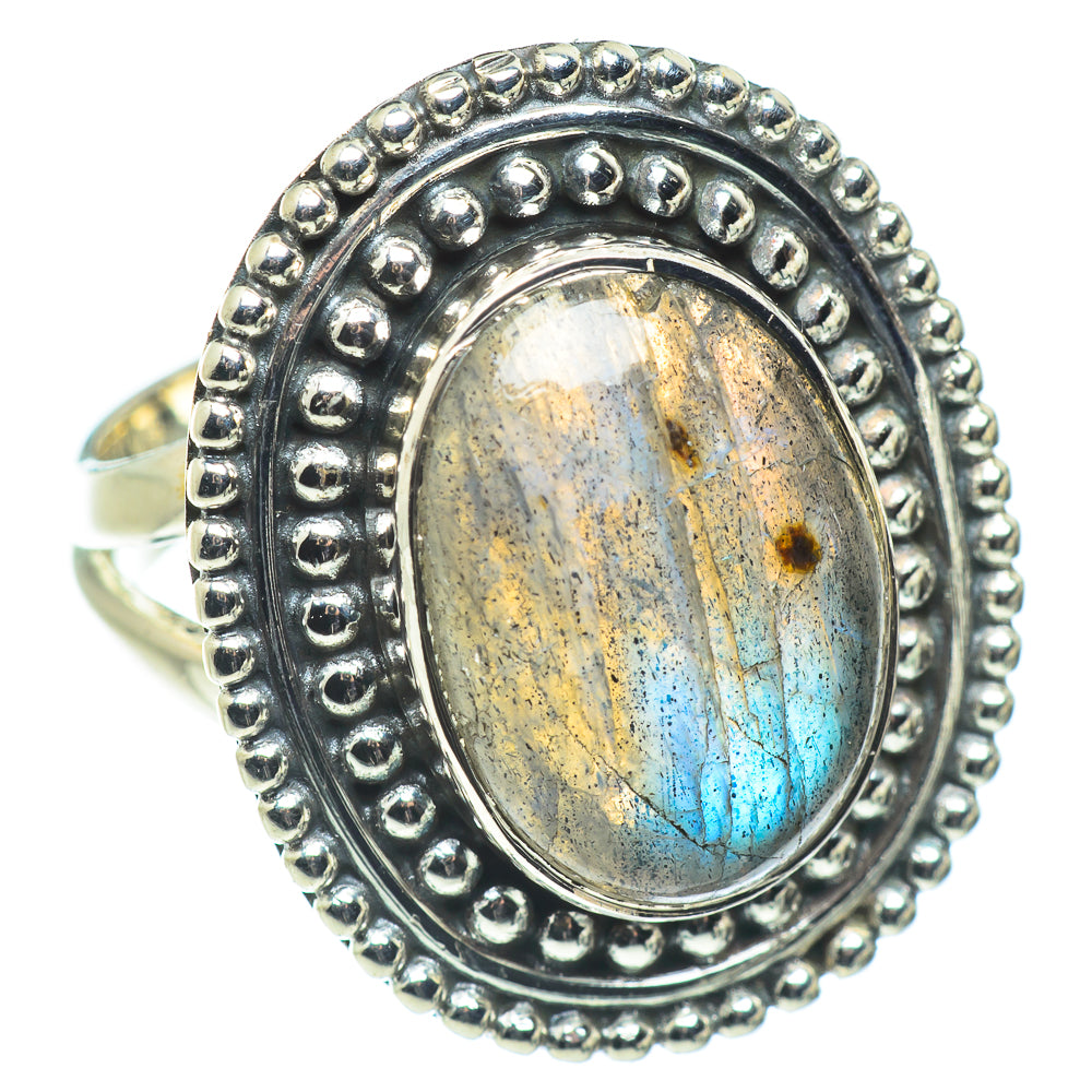 Labradorite Rings handcrafted by Anasilvercos - RING57659