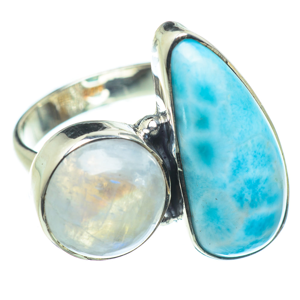 Larimar Rings handcrafted by Anasilvercos - RING57660