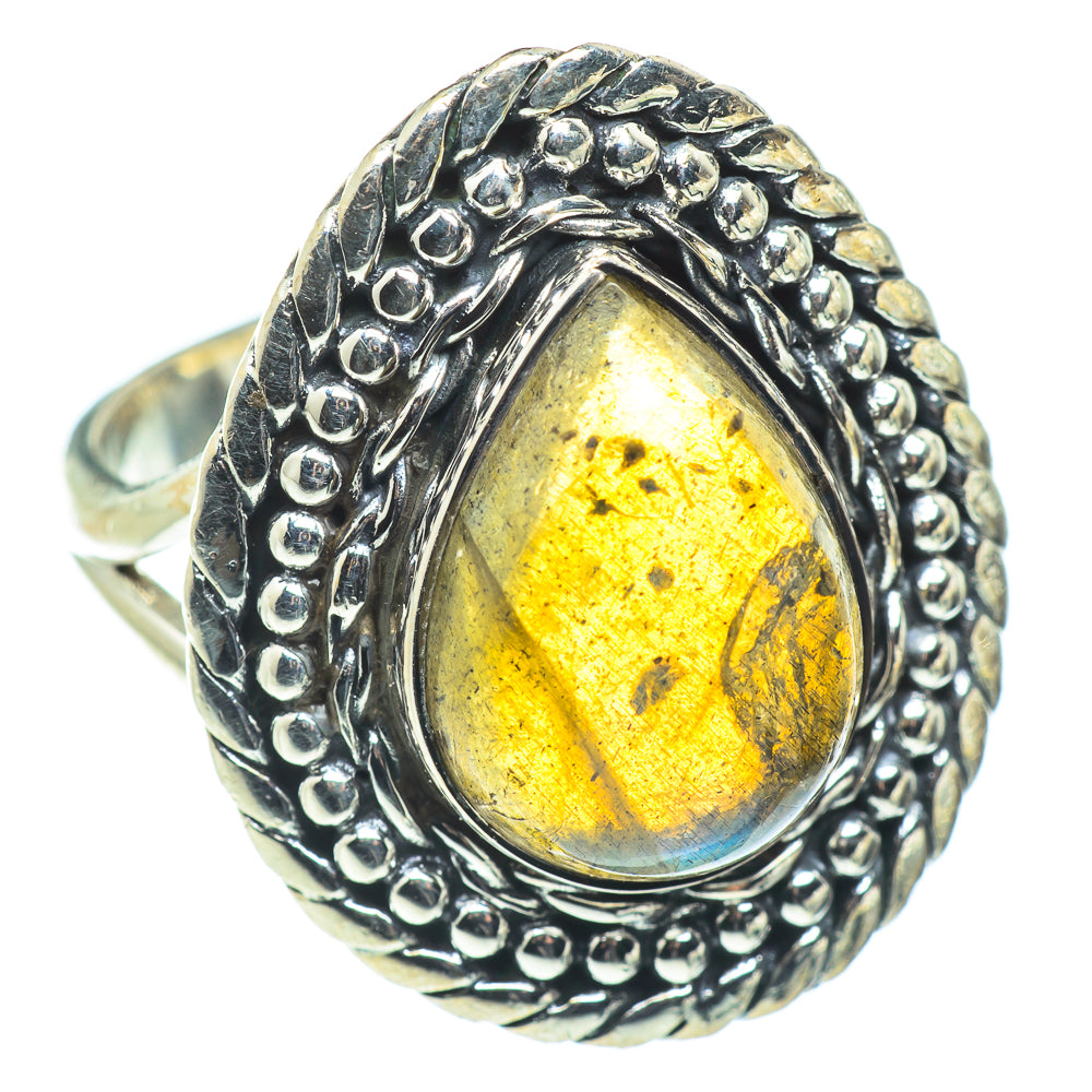 Labradorite Rings handcrafted by Anasilvercos - RING57661