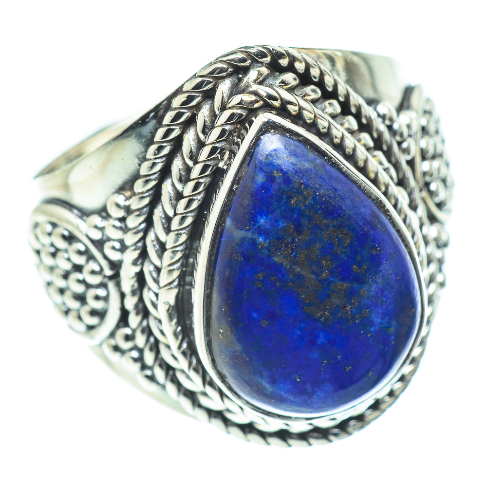 Lapis Lazuli Rings handcrafted by Anasilvercos - RING57671