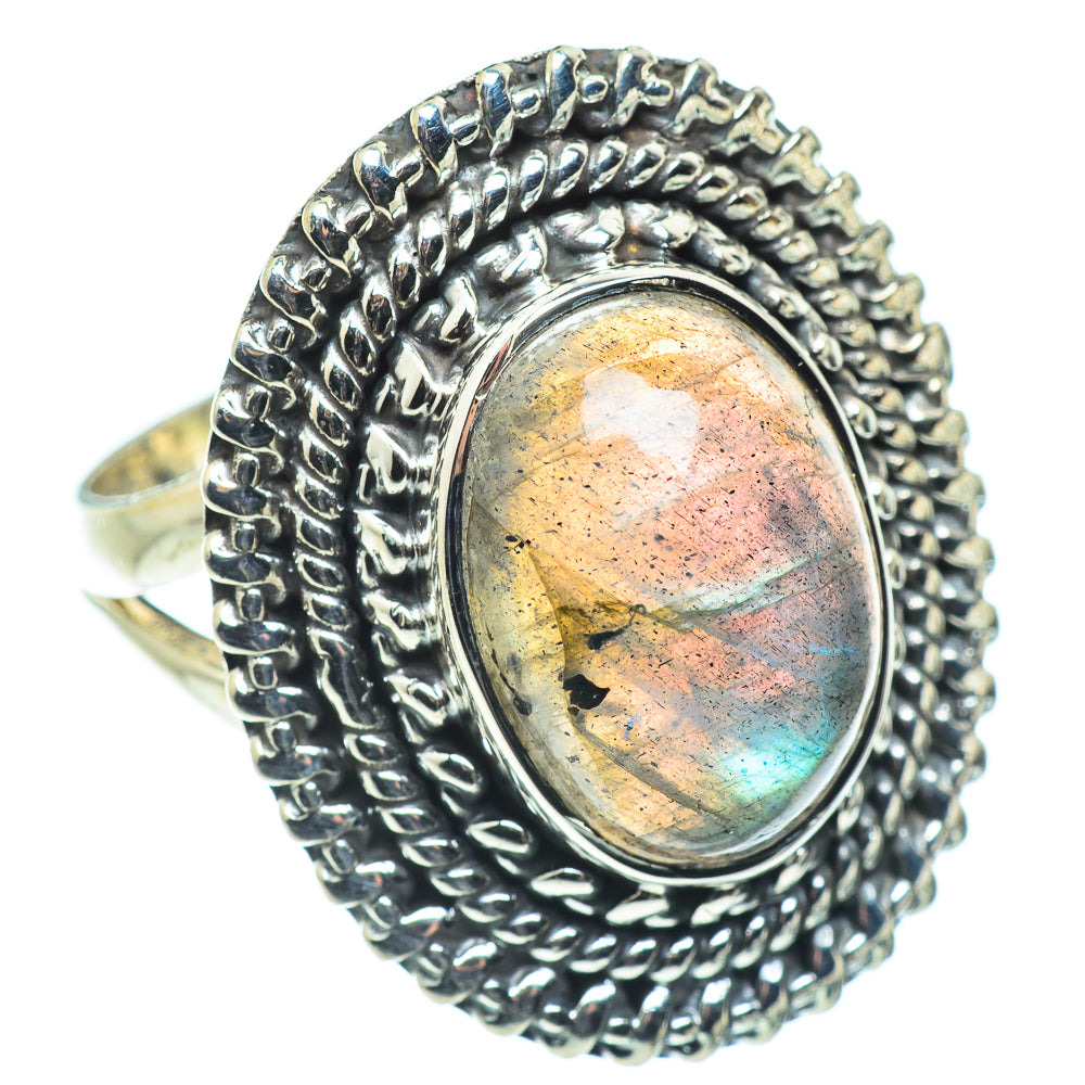 Labradorite Rings handcrafted by Anasilvercos - RING57672
