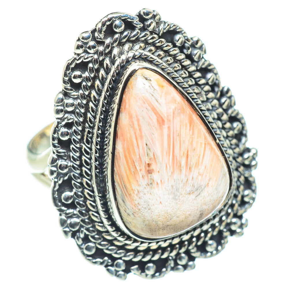 Scolecite Rings handcrafted by Anasilvercos - RING57719