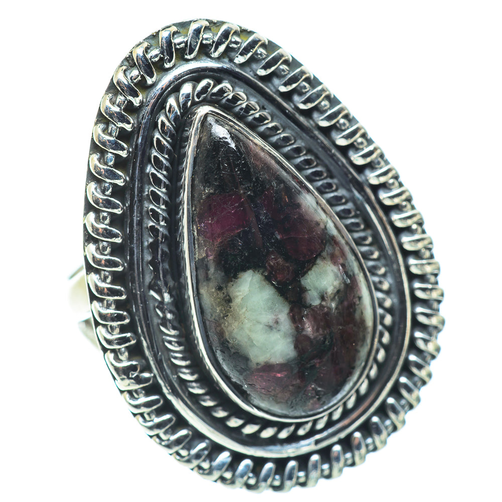 Russian Eudialyte Rings handcrafted by Anasilvercos - RING57725
