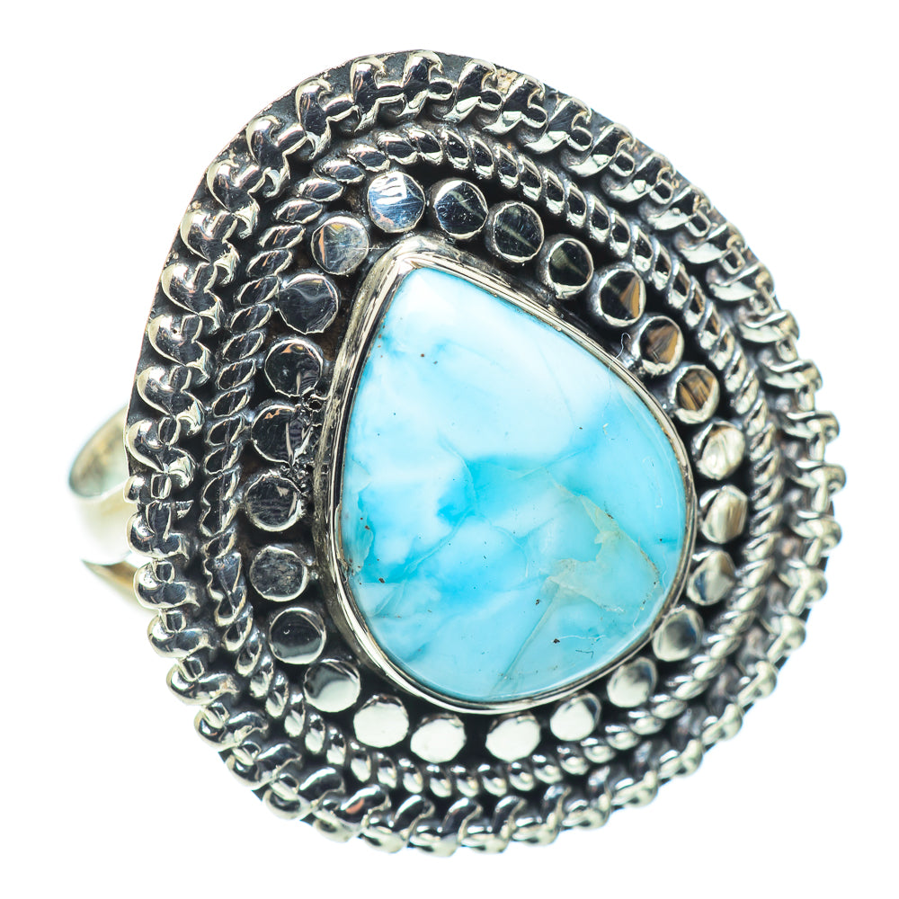 Larimar Rings handcrafted by Anasilvercos - RING57730
