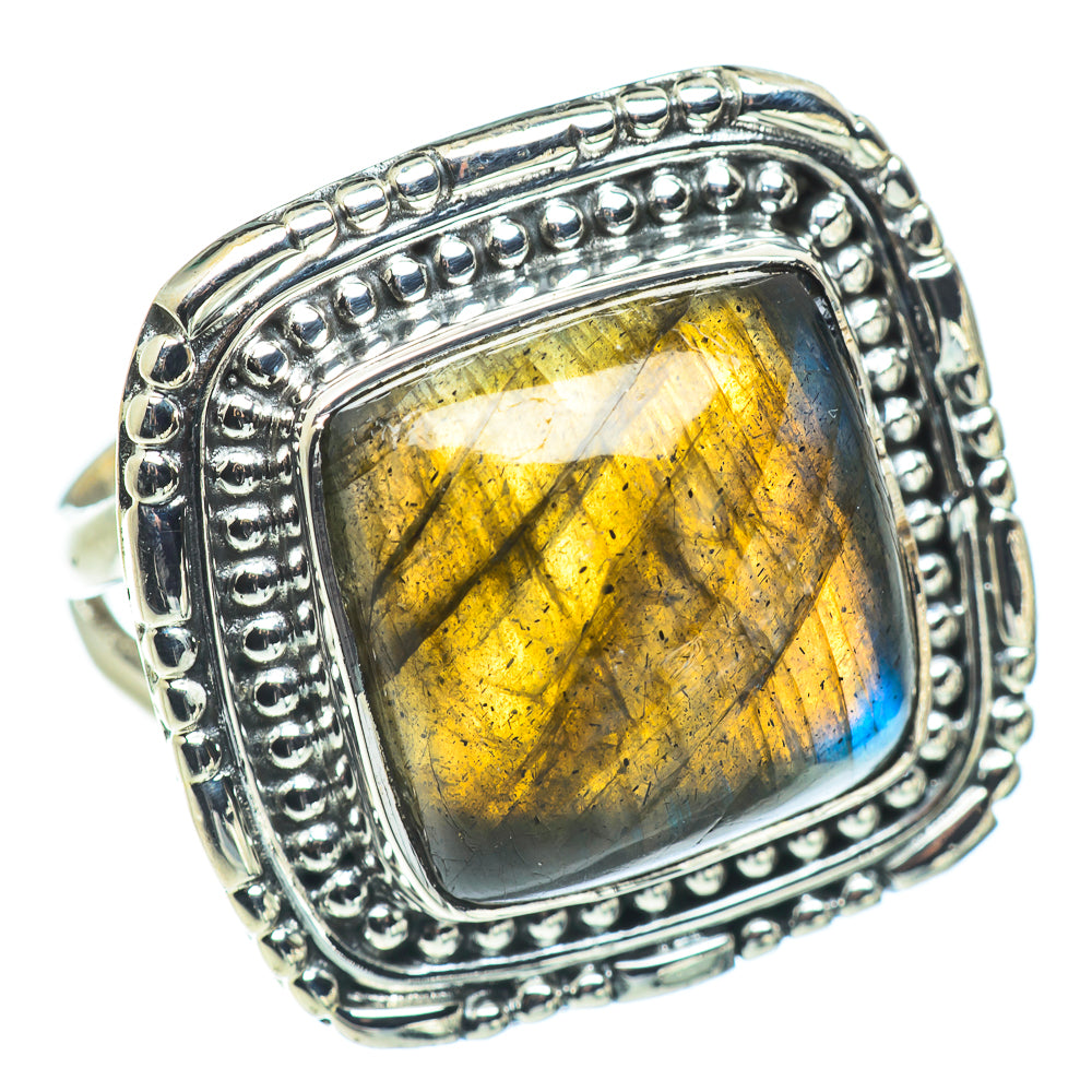 Labradorite Rings handcrafted by Anasilvercos - RING57731