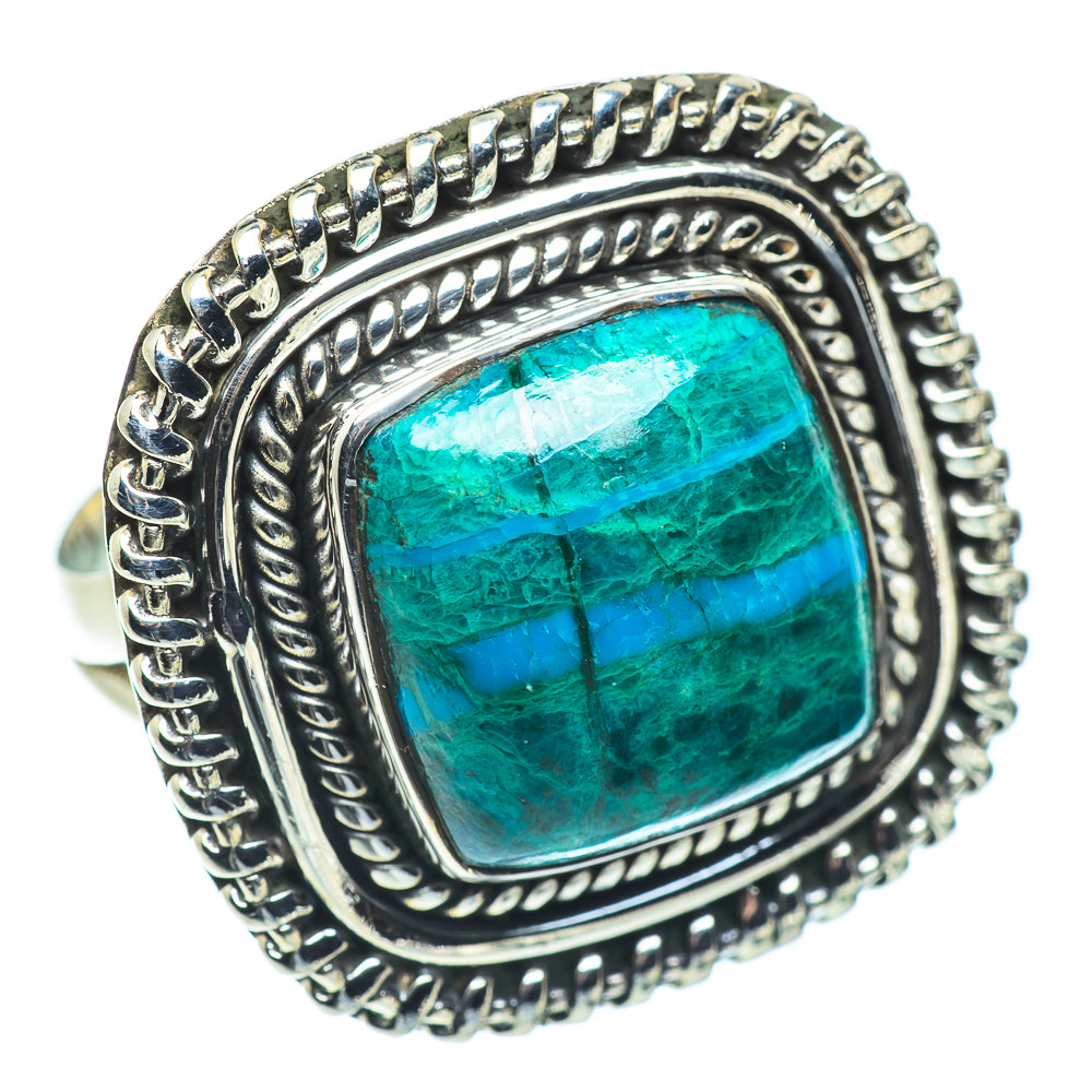 Chrysocolla Rings handcrafted by Anasilvercos - RING57734