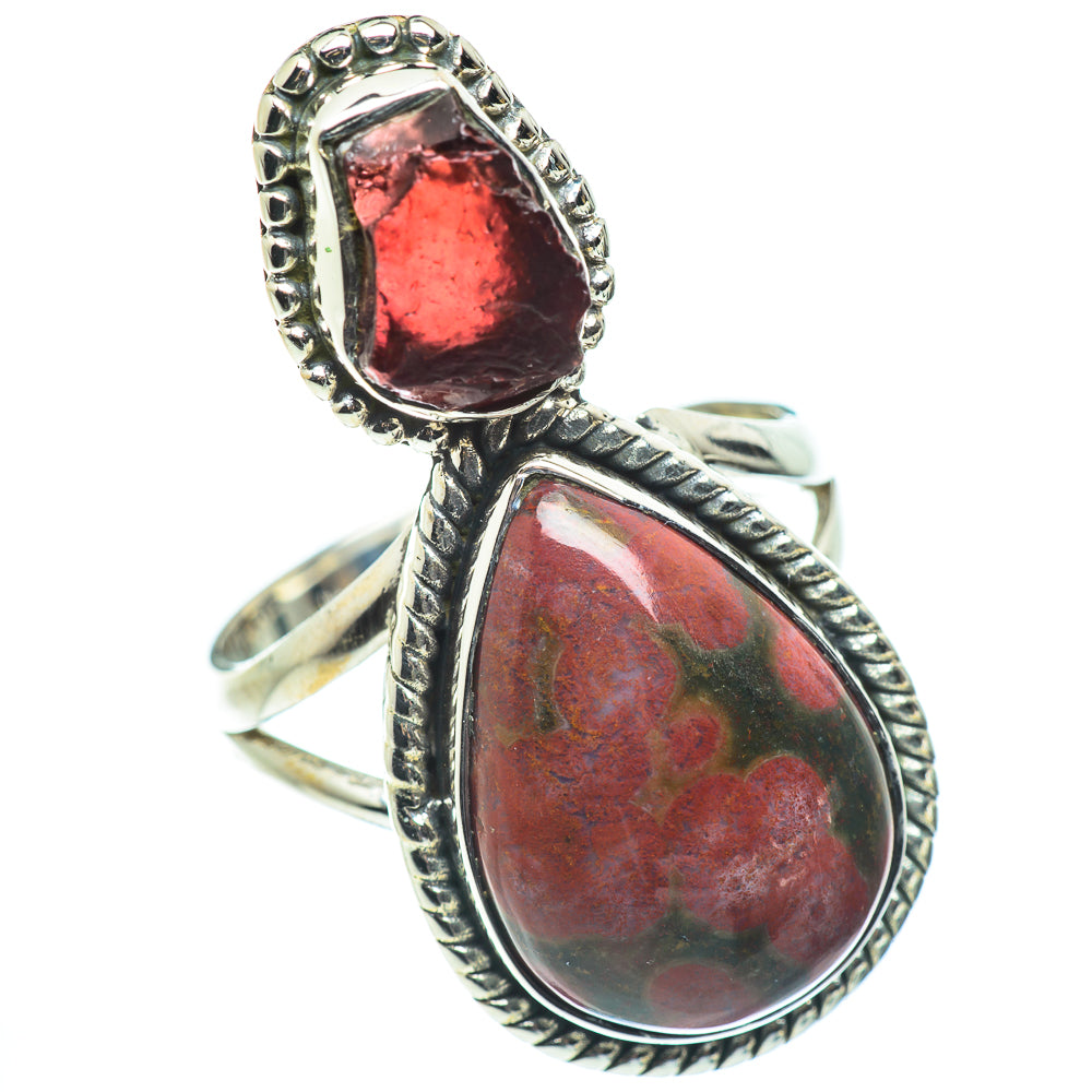 Ocean Jasper Rings handcrafted by Anasilvercos - RING57737