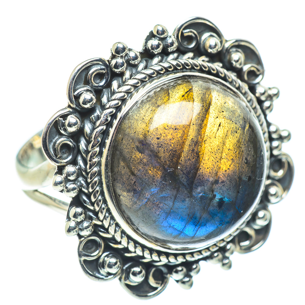Labradorite Rings handcrafted by Anasilvercos - RING57754