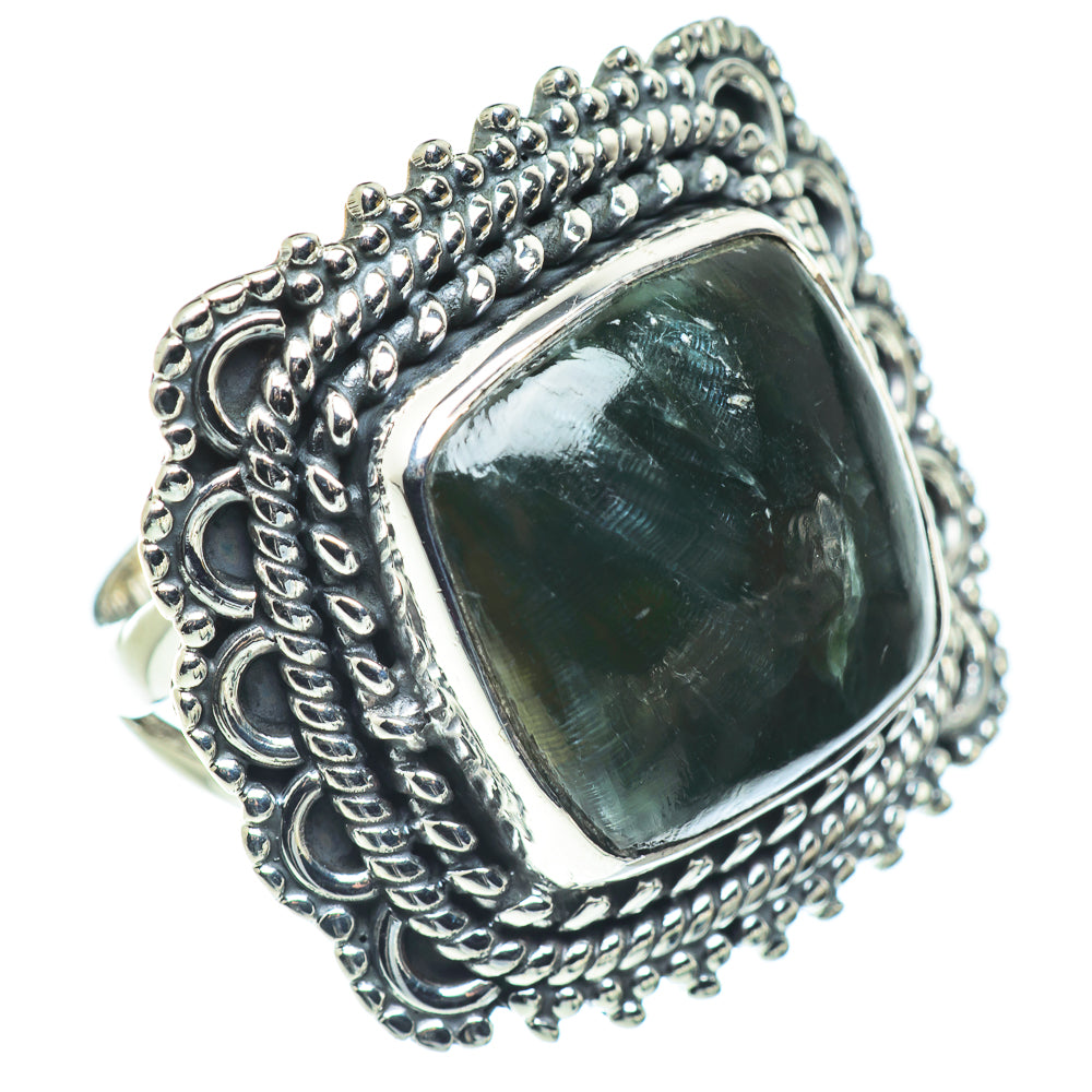 Seraphinite Rings handcrafted by Anasilvercos - RING57761