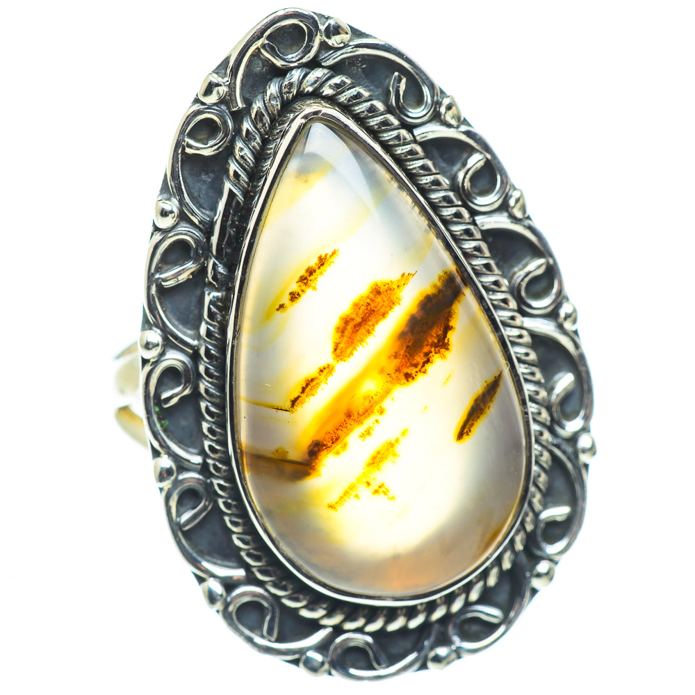 Montana Agate Rings handcrafted by Anasilvercos - RING57763