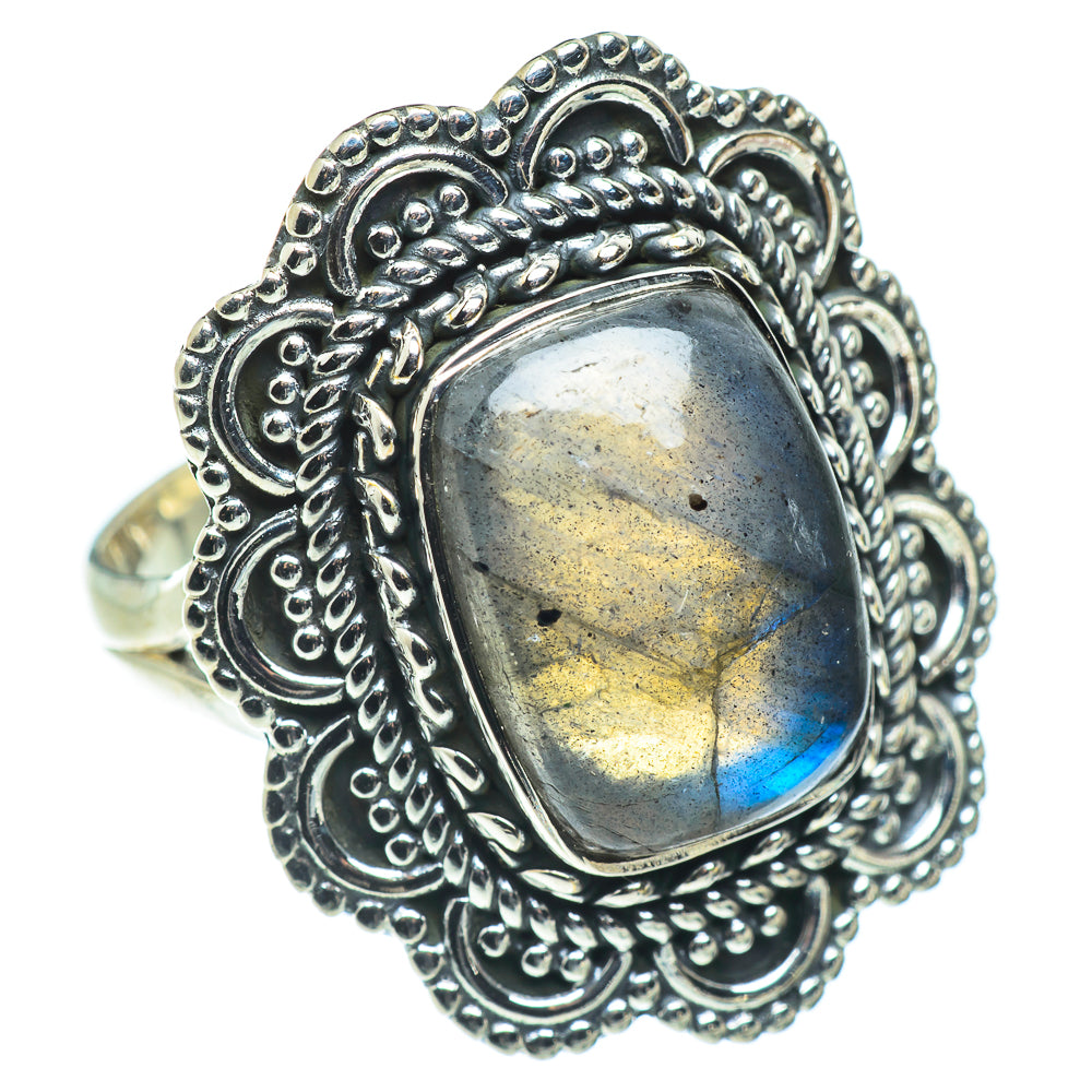 Labradorite Rings handcrafted by Anasilvercos - RING57781
