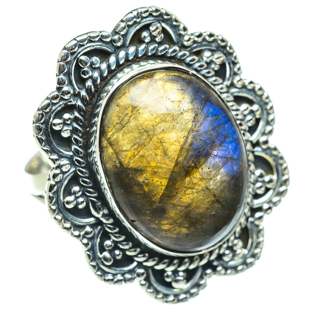 Labradorite Rings handcrafted by Anasilvercos - RING57782