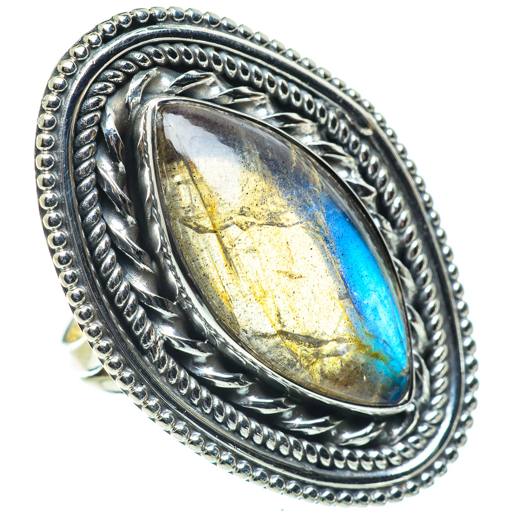 Labradorite Rings handcrafted by Anasilvercos - RING57783