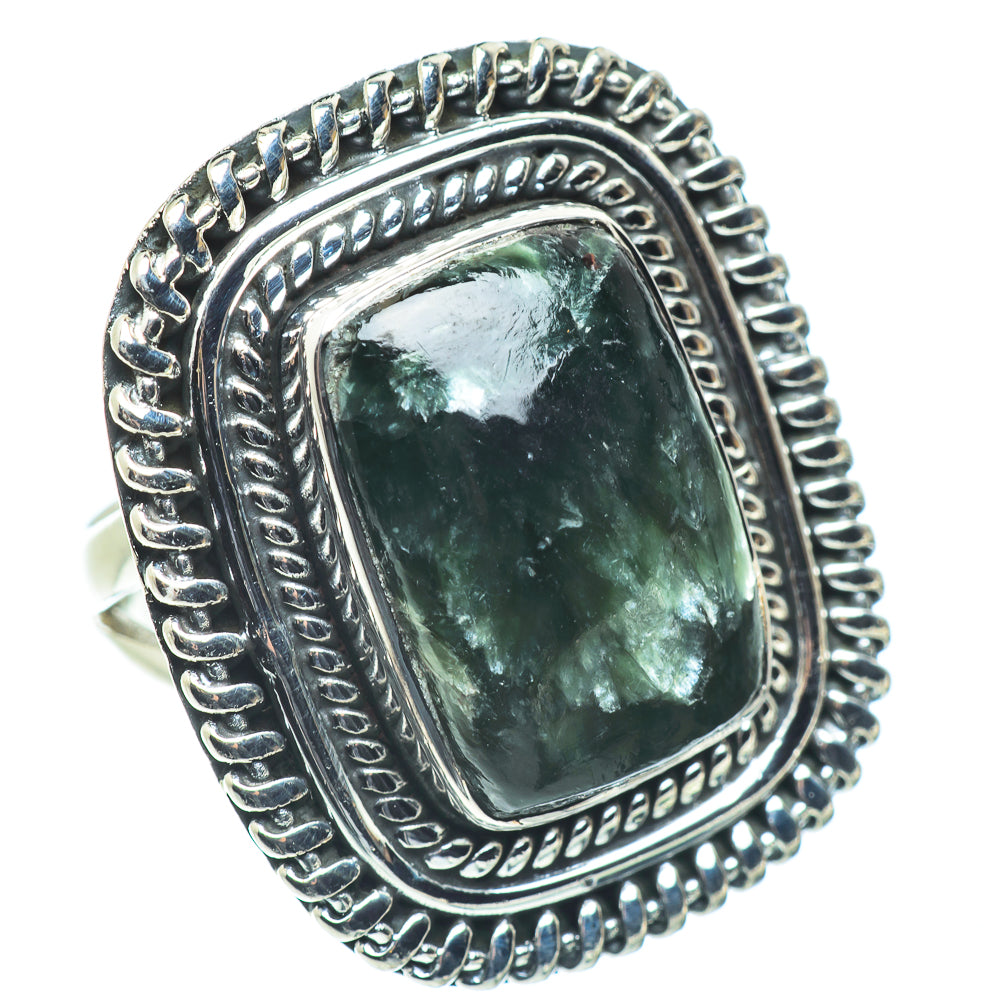 Seraphinite Rings handcrafted by Anasilvercos - RING57807