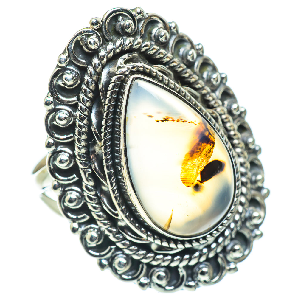 Montana Agate Rings handcrafted by Anasilvercos - RING57820