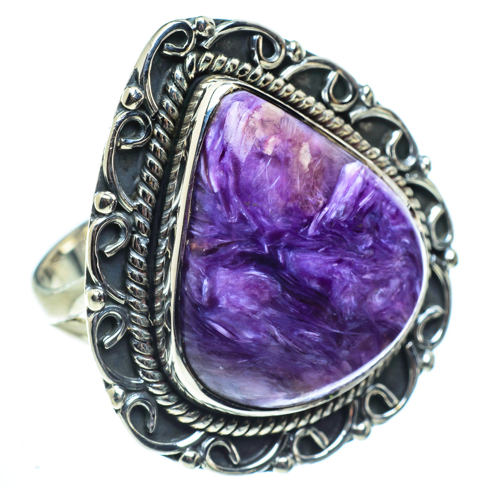 Charoite Rings handcrafted by Anasilvercos - RING57834