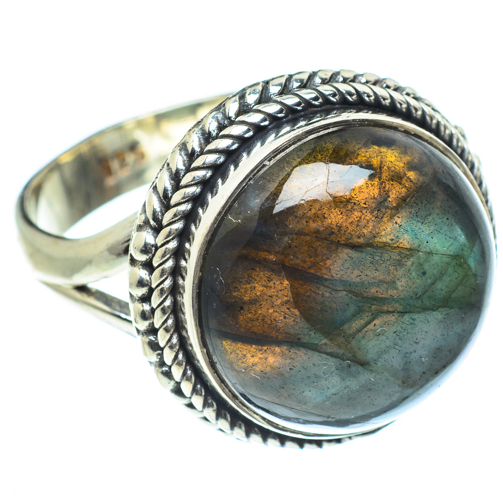 Labradorite Rings handcrafted by Anasilvercos - RING57836