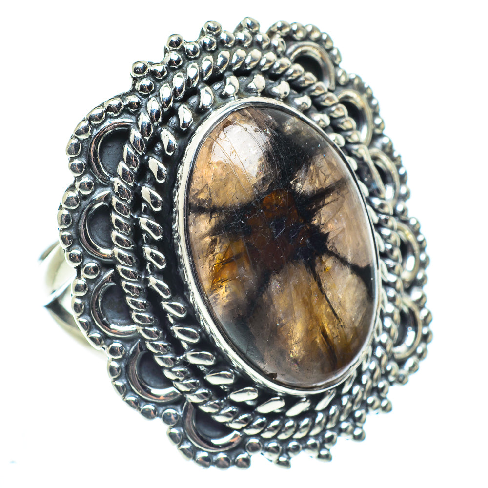 Chiastolite Rings handcrafted by Anasilvercos - RING57837