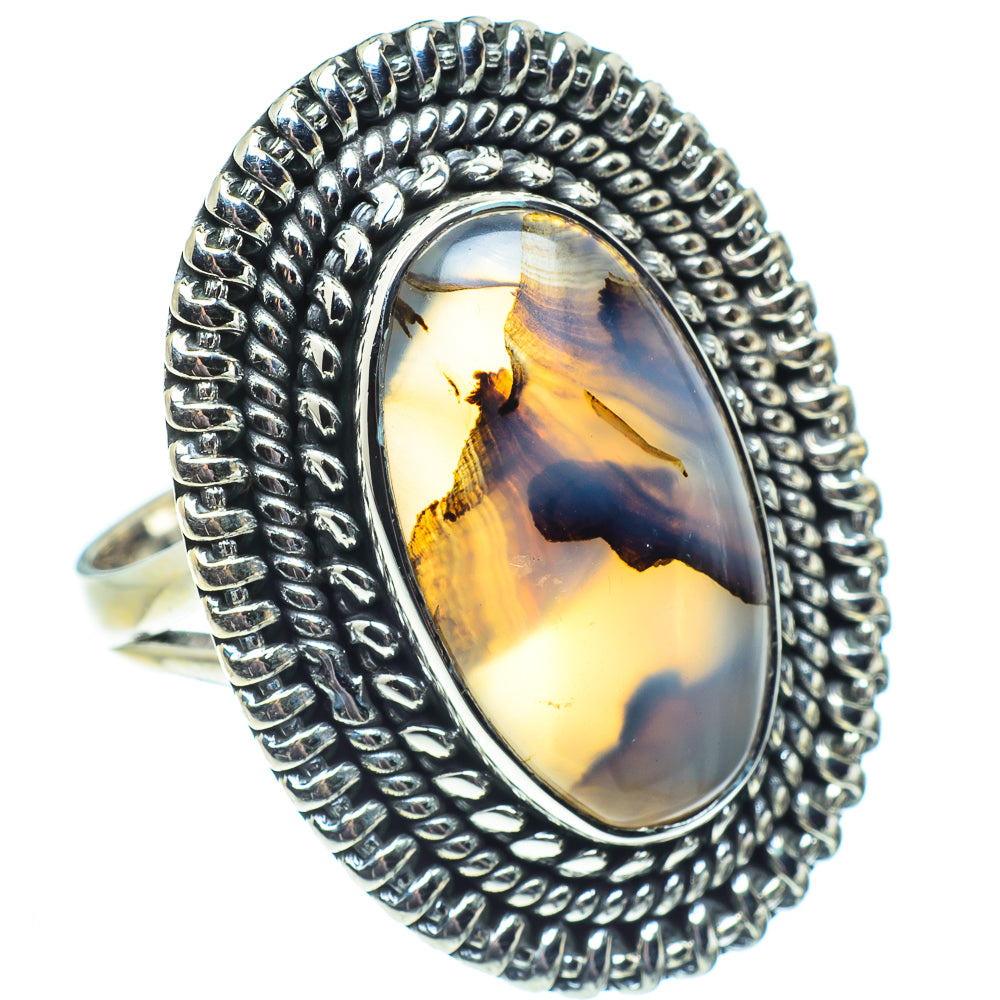 Montana Agate Rings handcrafted by Anasilvercos - RING57840