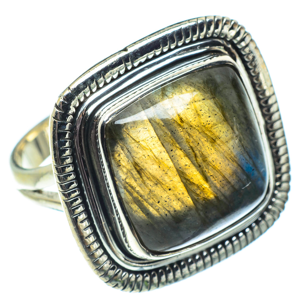 Labradorite Rings handcrafted by Anasilvercos - RING57845