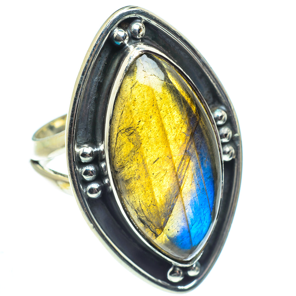 Labradorite Rings handcrafted by Anasilvercos - RING57852