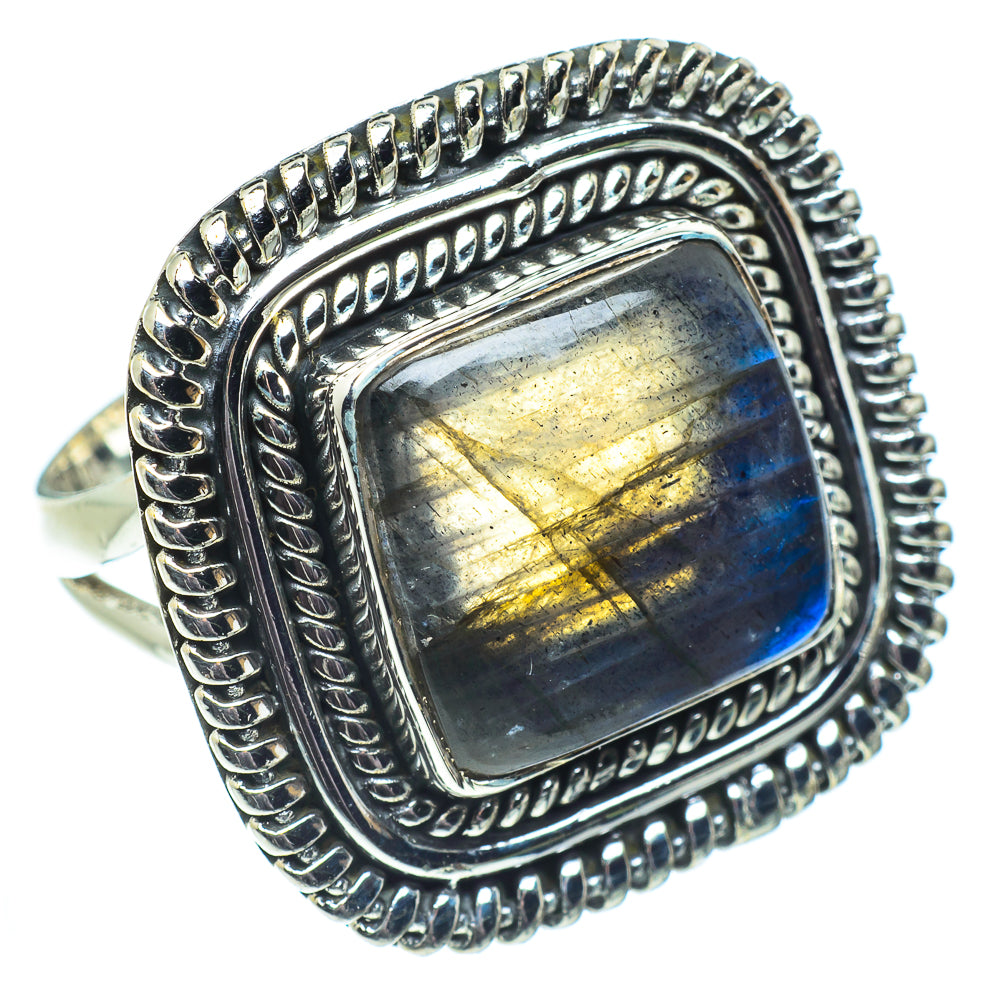 Labradorite Rings handcrafted by Anasilvercos - RING57861